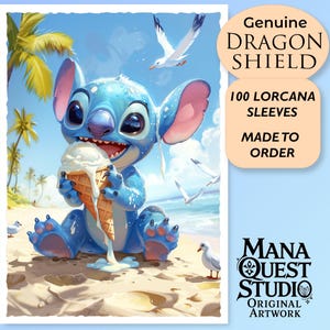 Lorcana Sleeves: Meltdown in Paradise! 100+ Top Quality! Colorful, Sharp! This is Your Deck -- Protected and Lookin&#39; Good!