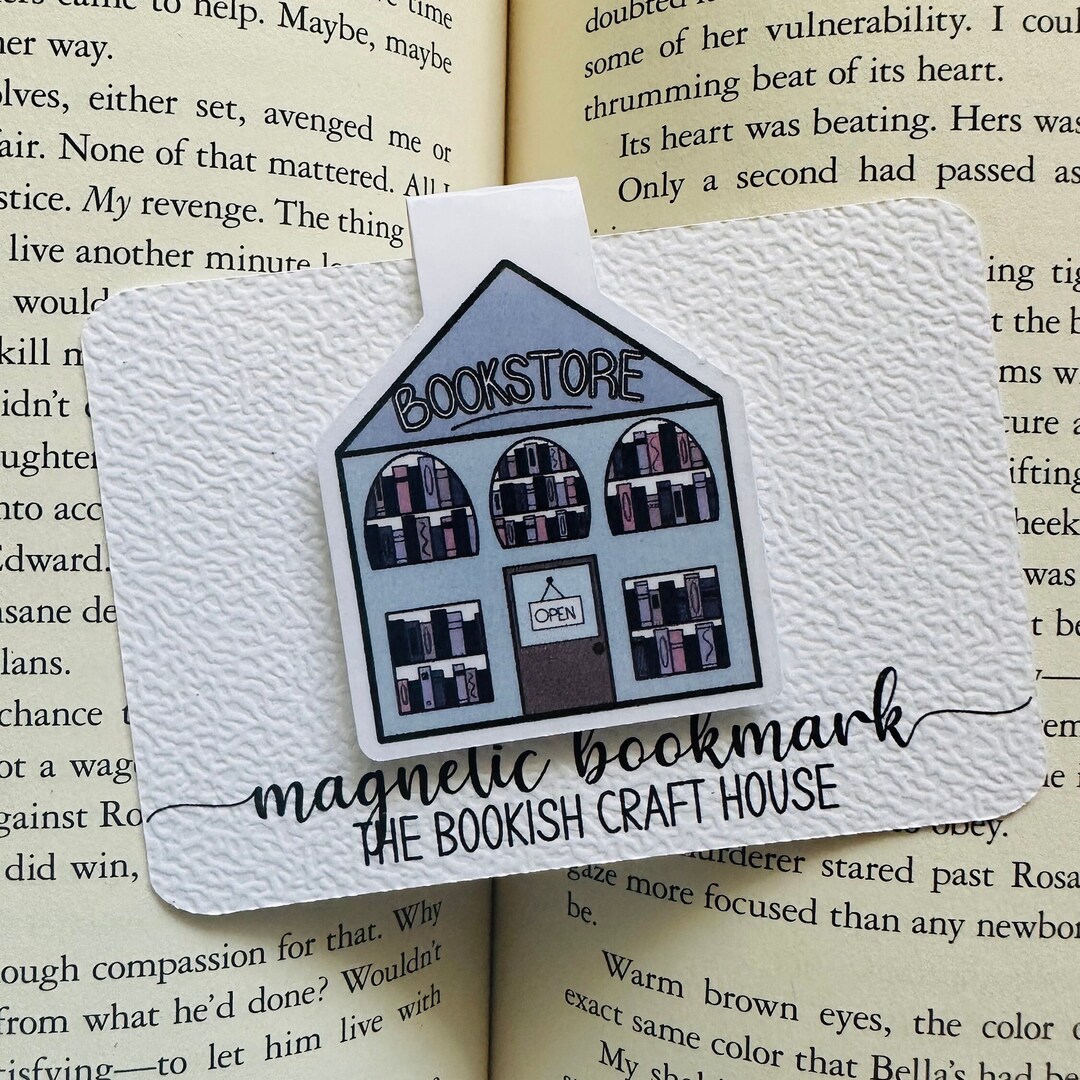 Bookstore Bookmark Handmade Illustrated Book Lovers Readers