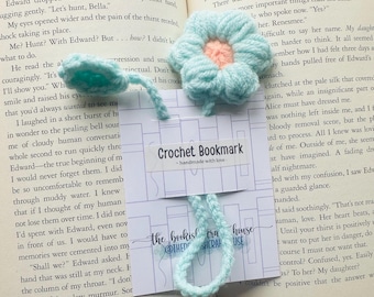 Crochet Daisy Bookmark: Handmade Reader Gift