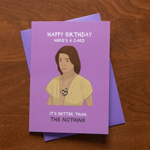 Atreyu Never Ending Story Birthday Card, Pop Culture Card, The Nothing Birthday Card, Funny Birthday Card, 80&#39;s movie birthday card,