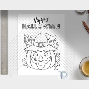 Happy Halloween Coloring Pages
