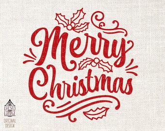Merry Christmas SVG, Christmas SVG, PNG, Holiday Svg, Christmas Shirt Design, Holiday Saying Cut File, Eps, Dxf, Png, Digital Download