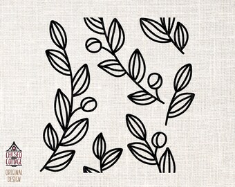 Floral Seamless Pattern SVG, Floral Pattern SVG, Leaf Pattern Svg, Floral SVG, Seamless Pattern Svg, Flower Pattern Svg, Digital Download