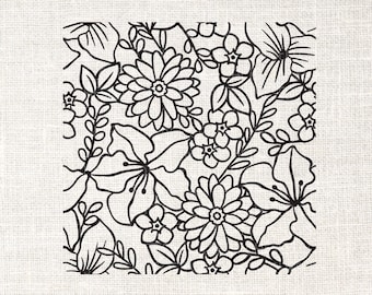 Floral Seamless Pattern SVG, Floral Pattern SVG, Floral SVG, Seamless Pattern Svg, Flower Pattern Svg, Digital Download