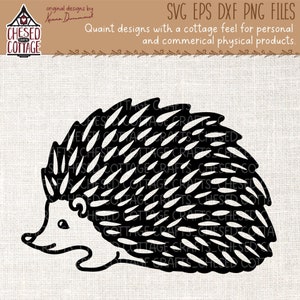 Ouriço SVG, Arte de Ouriço, Animal da Floresta SVG, Arquivo de Corte de Ouriço, Clipart de Ouriço, SVG, Dxf, PNG, Download Digital
