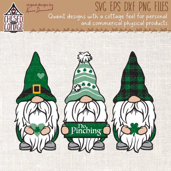 St Patricks Day SVG, St Patricks Day Gnome SVG, Three Gnomes svg, Gnome Svg, Shamrock Gnome SVG, Gnome Clipart, Digital Download