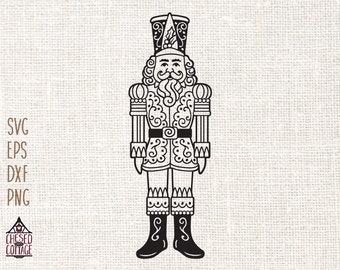 Nutcracker SVG, Nutcracker Christmas SVG, Christmas SVG, Png, Fancy Nutcracker, Nutcracker Clipart, Eps, Dxf, Png, Svg, Digital Download