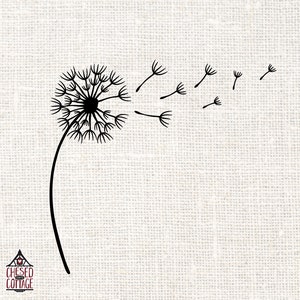 Dandelion SVG, Floral SVG, Dandelion Png, Flower Svg, Dandelion Clipart, Wild Flower, Digital Download