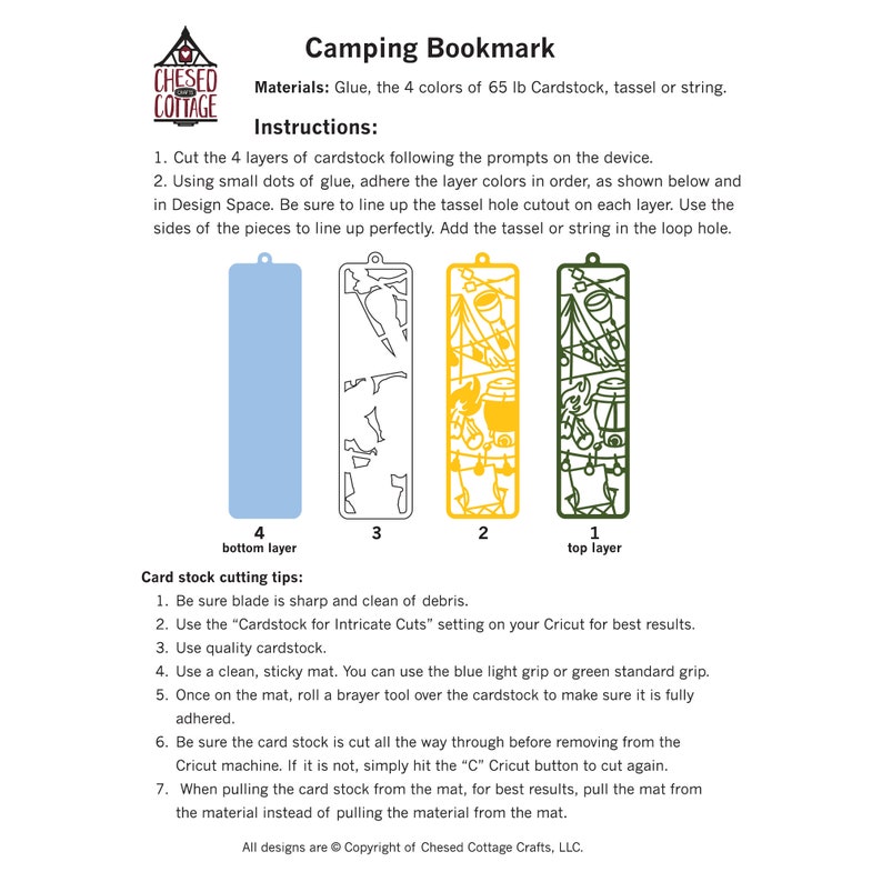 Bookmark SVG, Camping Bookmark SVG, Paper Cut Bookmark SVG, Layered Svg ...