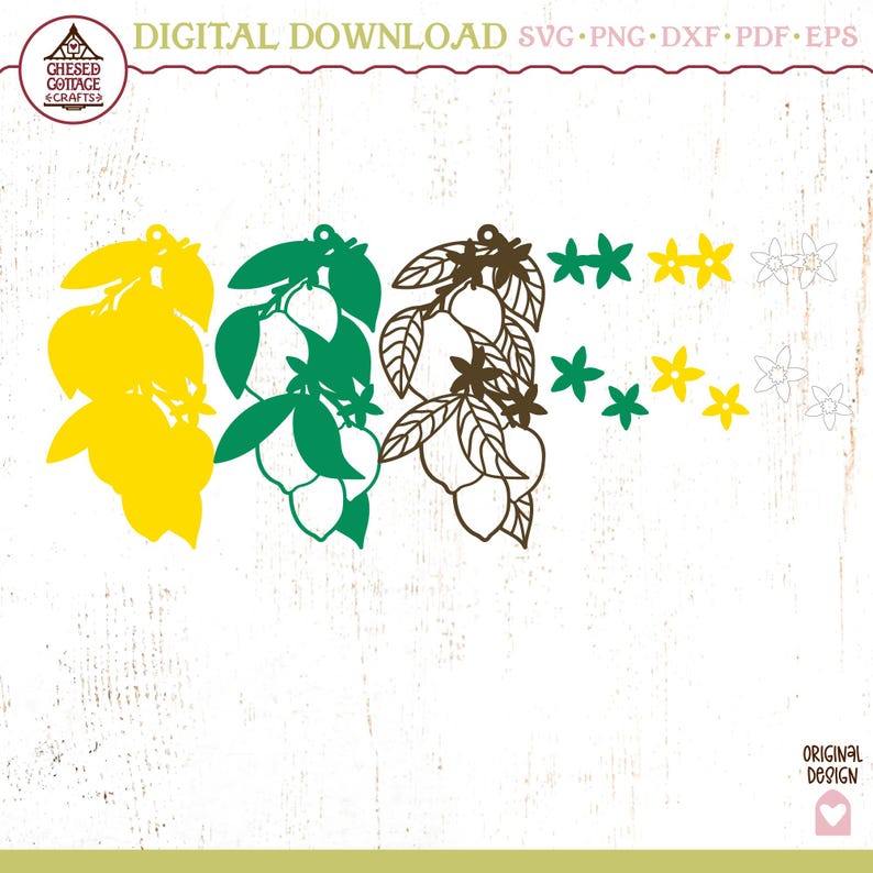 Lemon Bookmark SVG: Layered Paper Cut File (digital Download) - Etsy