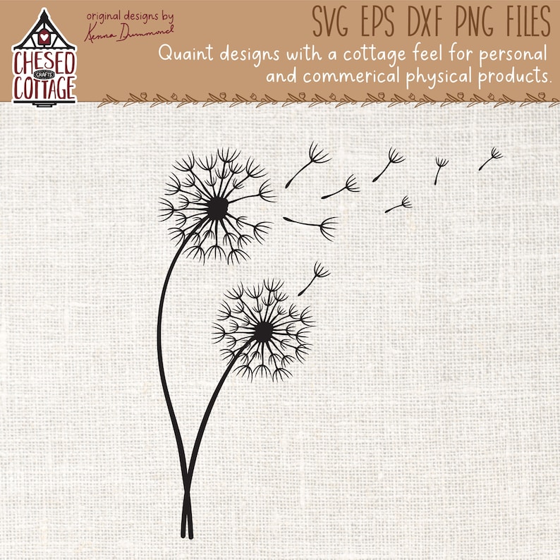 Dandelion SVG, Floral SVG, Dandelion Bundle SVG, Dandelion Png, Flower Svg, Dandelion Clipart, Wild Flower, Digital Download image 4