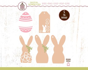 Etiqueta de Pascua SVG, Etiqueta de cesta de Pascua SVG, Paquete de Pascua SVG, Etiqueta de regalo SVG, Pascua SVG, PNG, EPS, DXF, Descarga digital