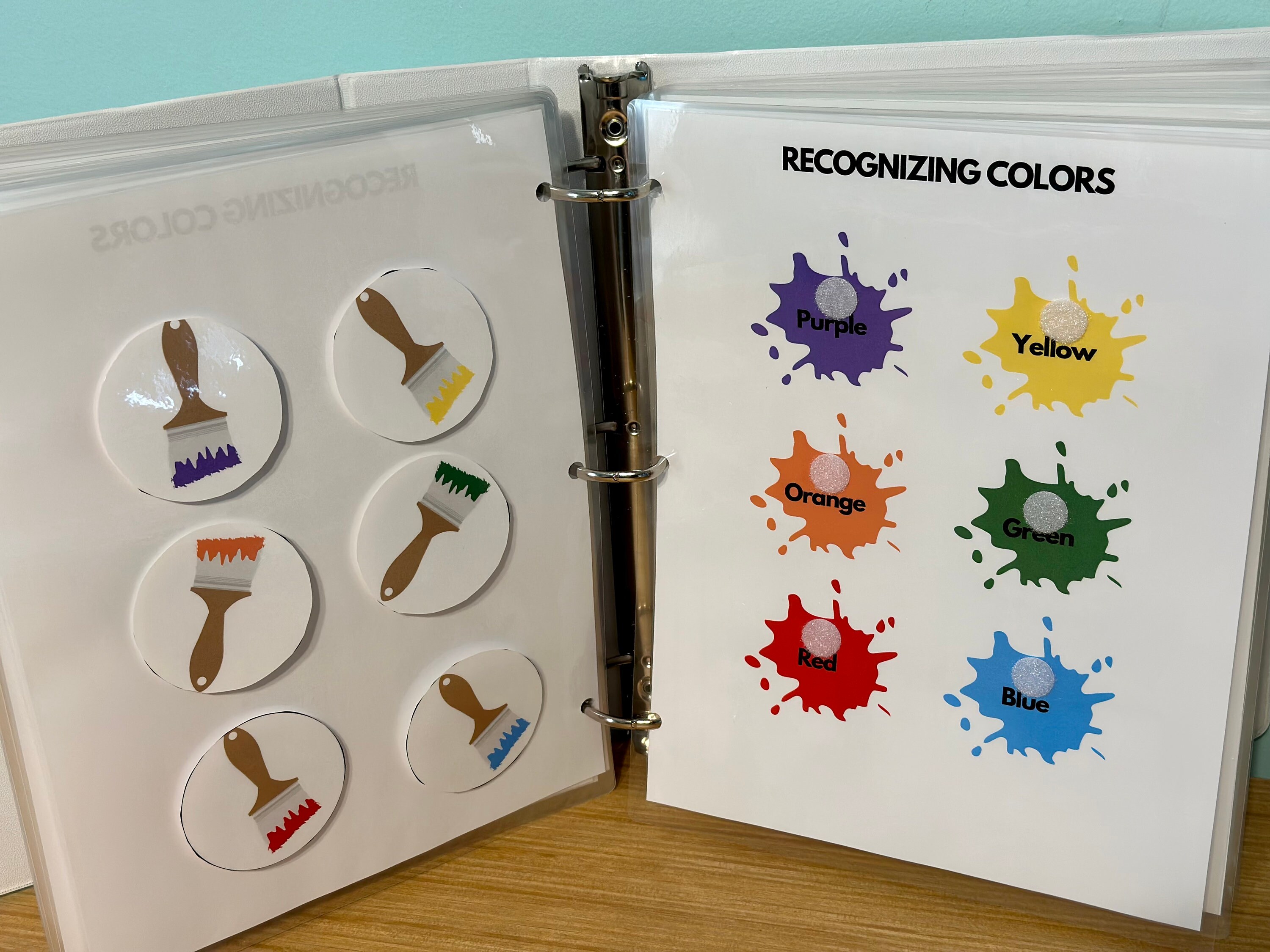 Matching Colors Game Printable Busy Book Worksheets Educational Matching colors game printable busy book worksheets educational