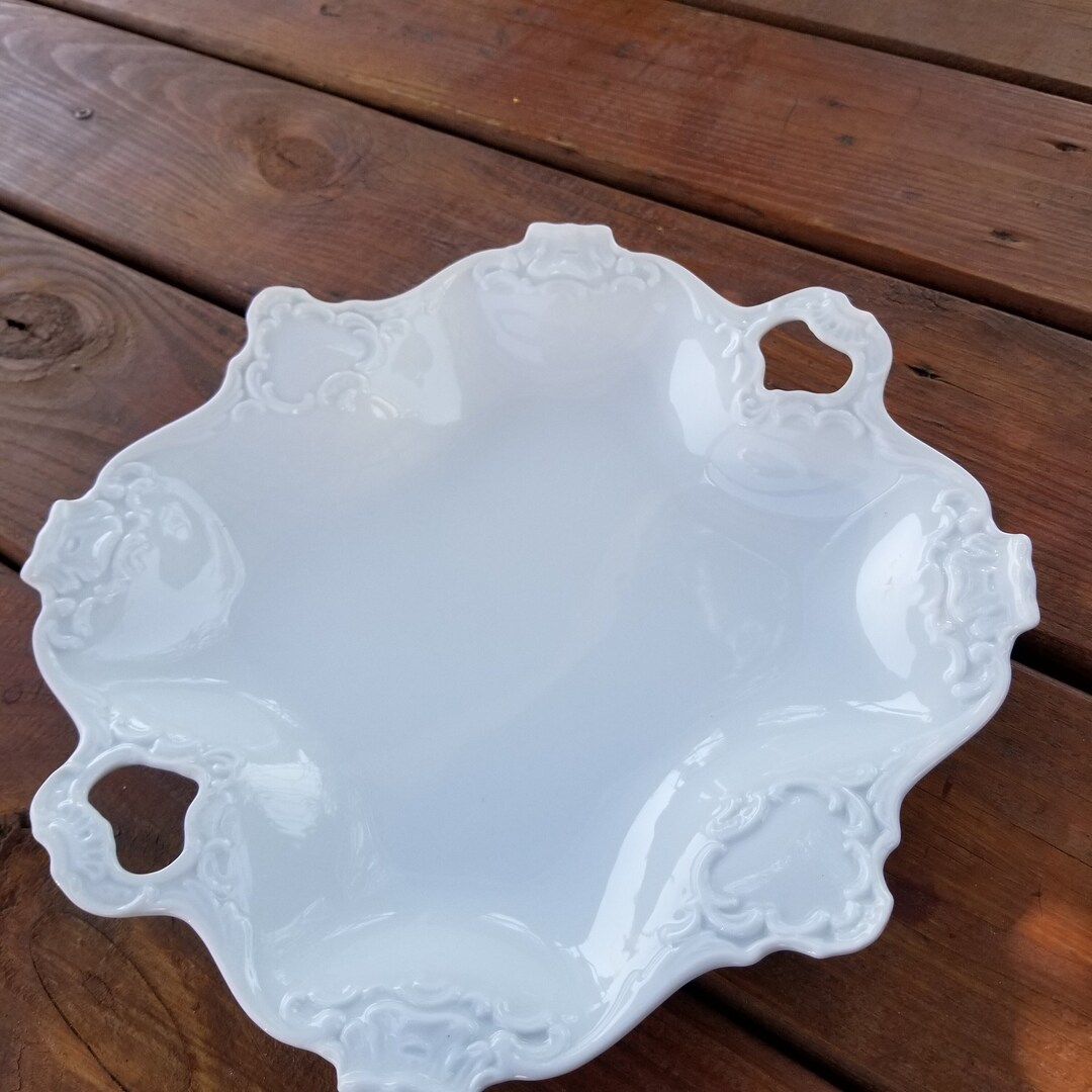 Kaiser Porcelain Tray, Kaiser Square Tray, White Porcelain Tray