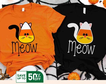 Girls Halloween Tshirt, Candy Corn Tshirt, Trick or Treat, Kids Halloween Tshirt, School Tshirt, Funny Tee