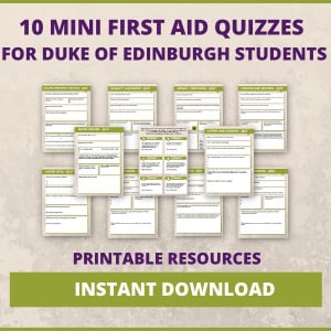 QUIZ DI PRIMO SOCCORSO / Mini quiz per gli studenti del Duca di Edimburgo / 10 quiz da scaricare e stampare / Risorse e attività di primo soccorso del DofE