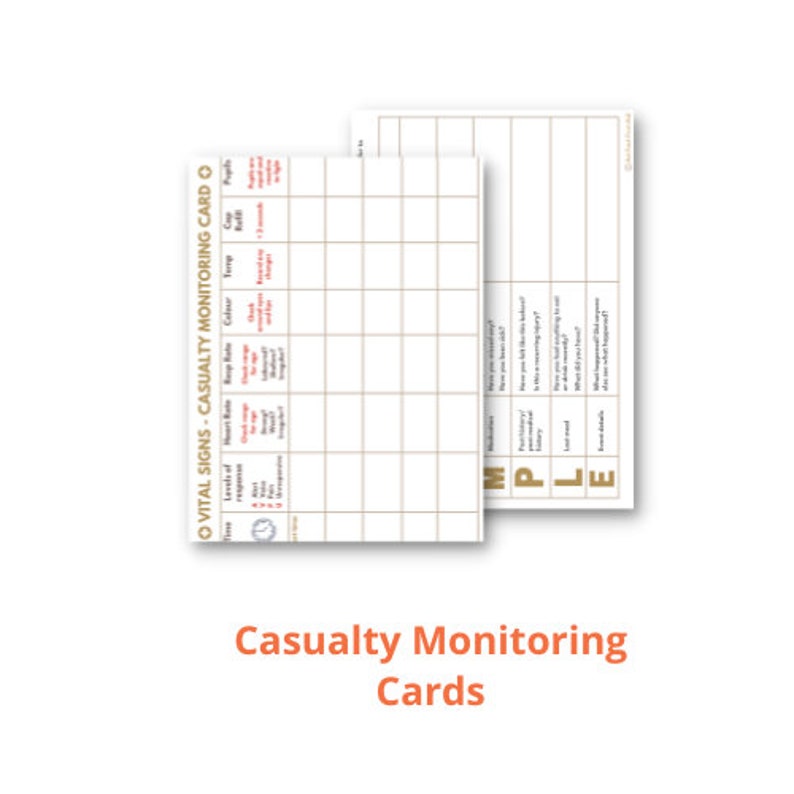 Forest School Casualty Cards Forest School First Aid Outdoor First Aid