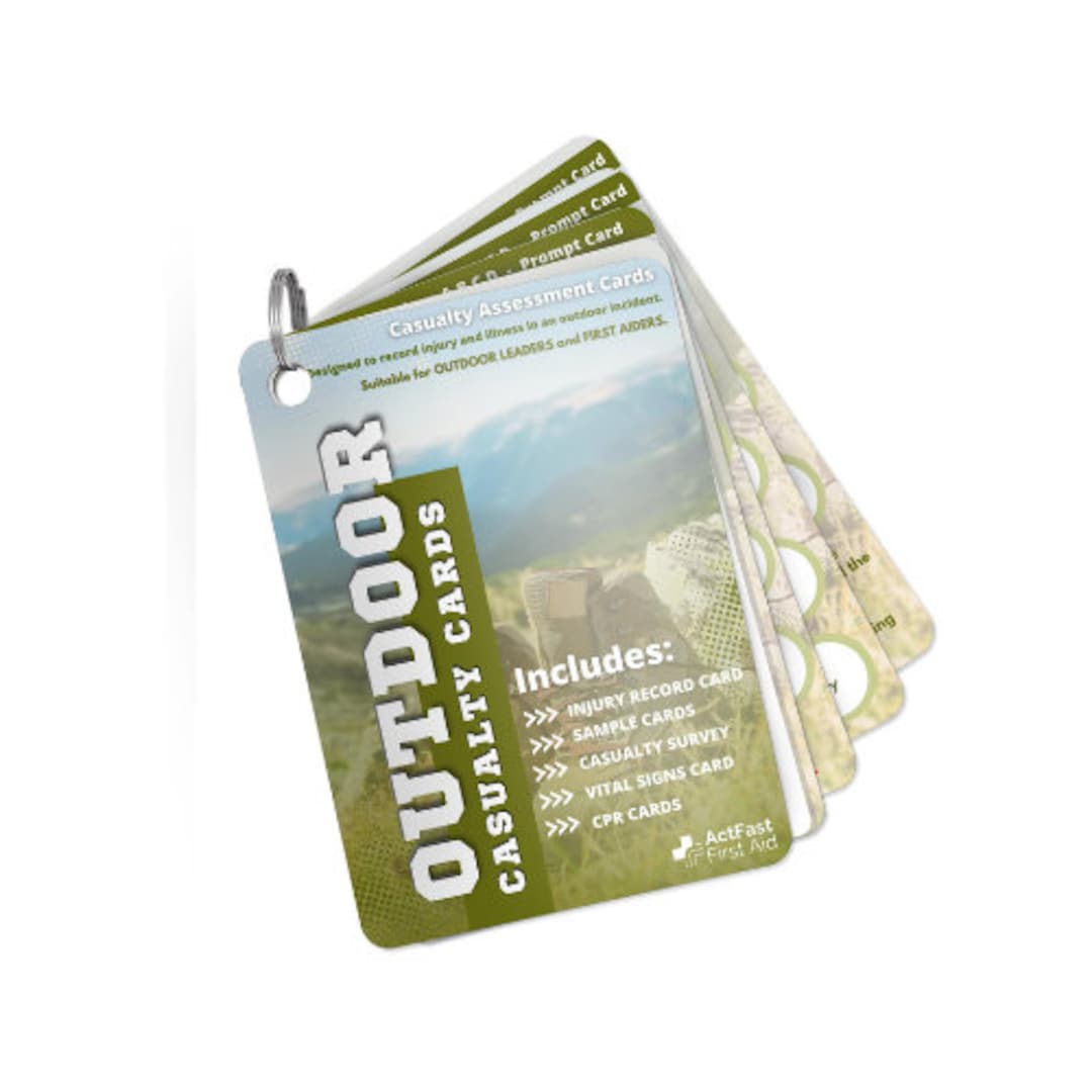 Outdoor First Aid Casualty Cards Outdoor First Aid Outdoor First Aid