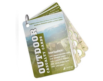 Outdoor First Aid Casualty Cards | Outdoor First Aid | Outdoor First Aid Kits | Outdoor Accessories | Outdoor Equipment | First Aid