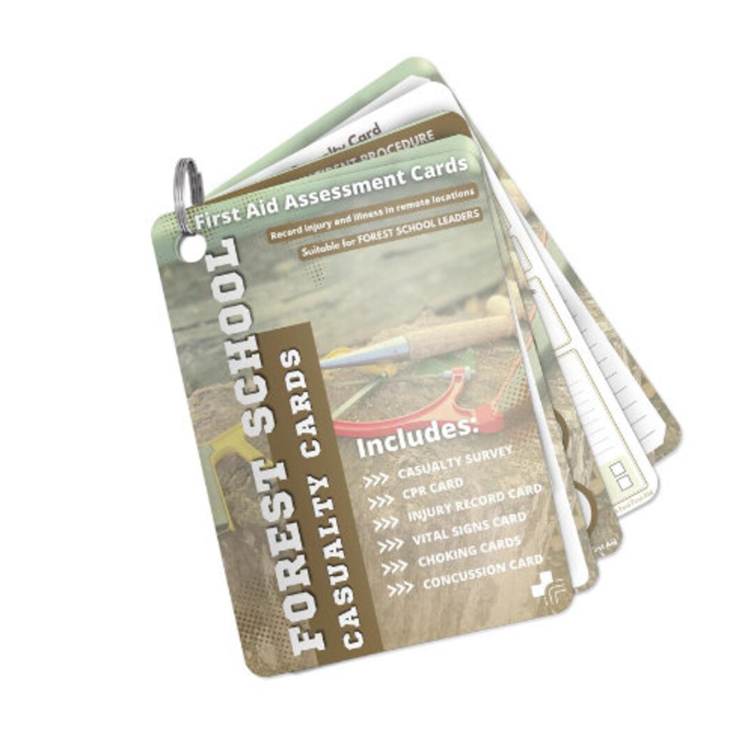 Forest School Casualty Cards Forest School First Aid Outdoor First Aid