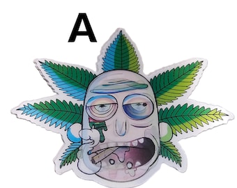 Rick and Morty Adventure 3D Motion Decal - Waterproof & Pre-cut
