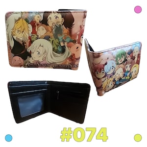 Carteras inspiradas en anime Carteras de anime con estilo Demon Slayer y Seven Deadly Sins