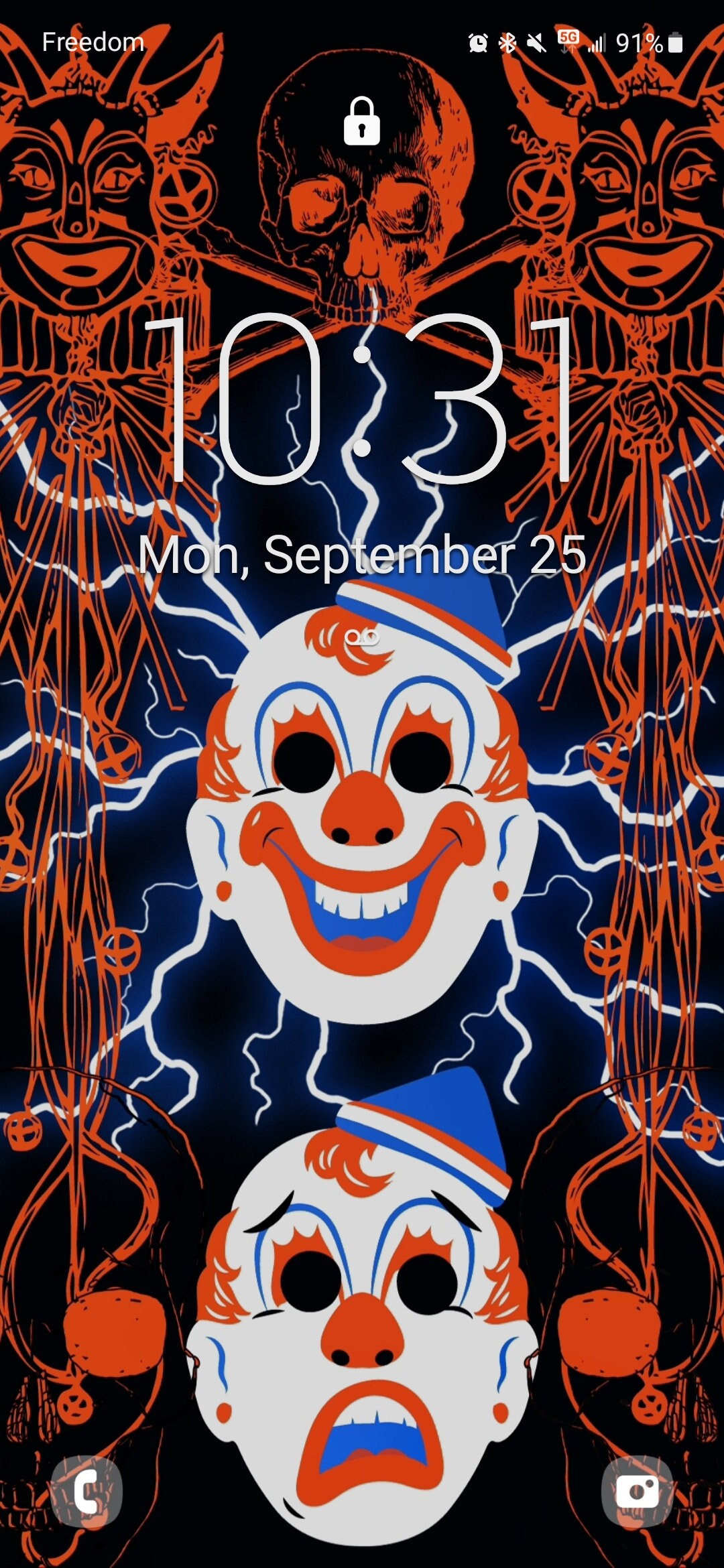 Happy Clown Sad Clown Wallpaper - Etsy