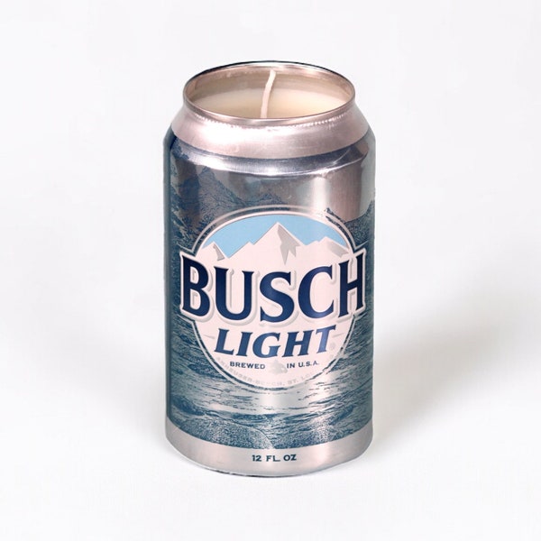 Busch Light Beer Candle | Upcycled 12 ounce soy candle | Easter Gift |