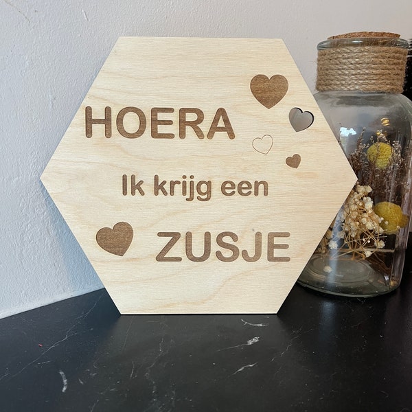 HOERA ik krijg een zusje of broertje