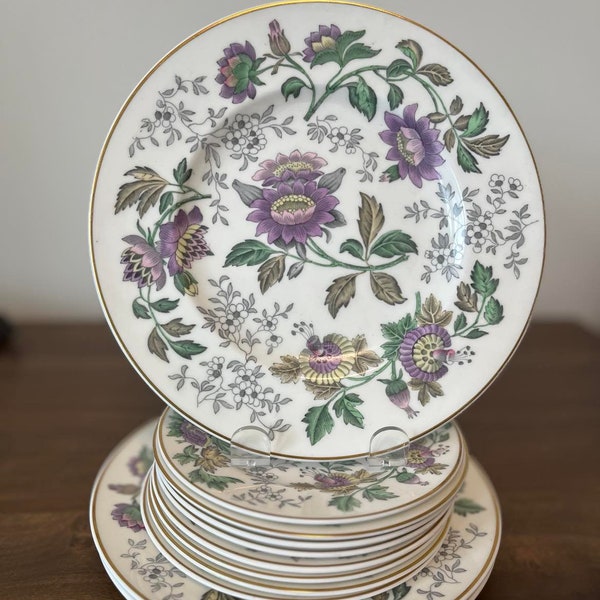 Wedgwood Avon Multicolor Dessert Bowls and Bread & Butter Plates