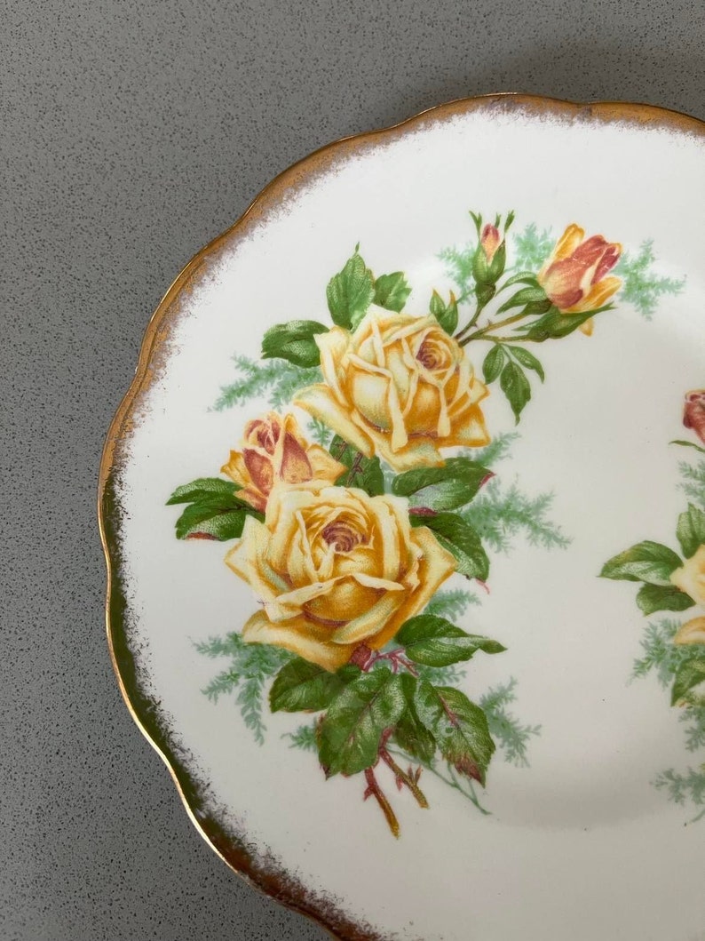 Royal Albert Tea Rose Yellow Bone China Made in England Etsy Canada