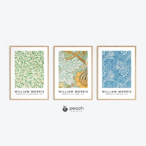 William Morris Poster, Printable, Set of 3, Print, Art Gallery Poster, Museum Poster