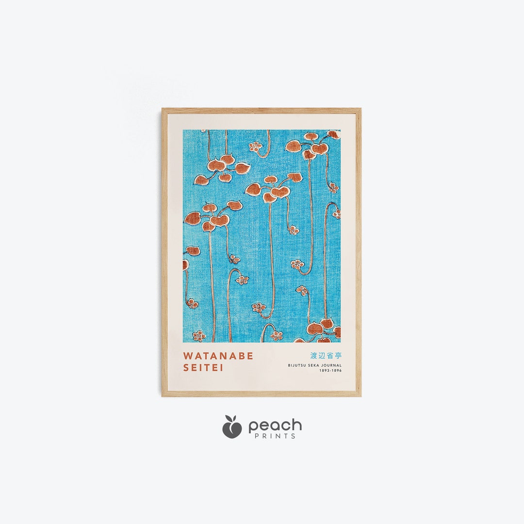 Japanese Wall Art Print Printable Watanabe Seitei Prints Etsy
