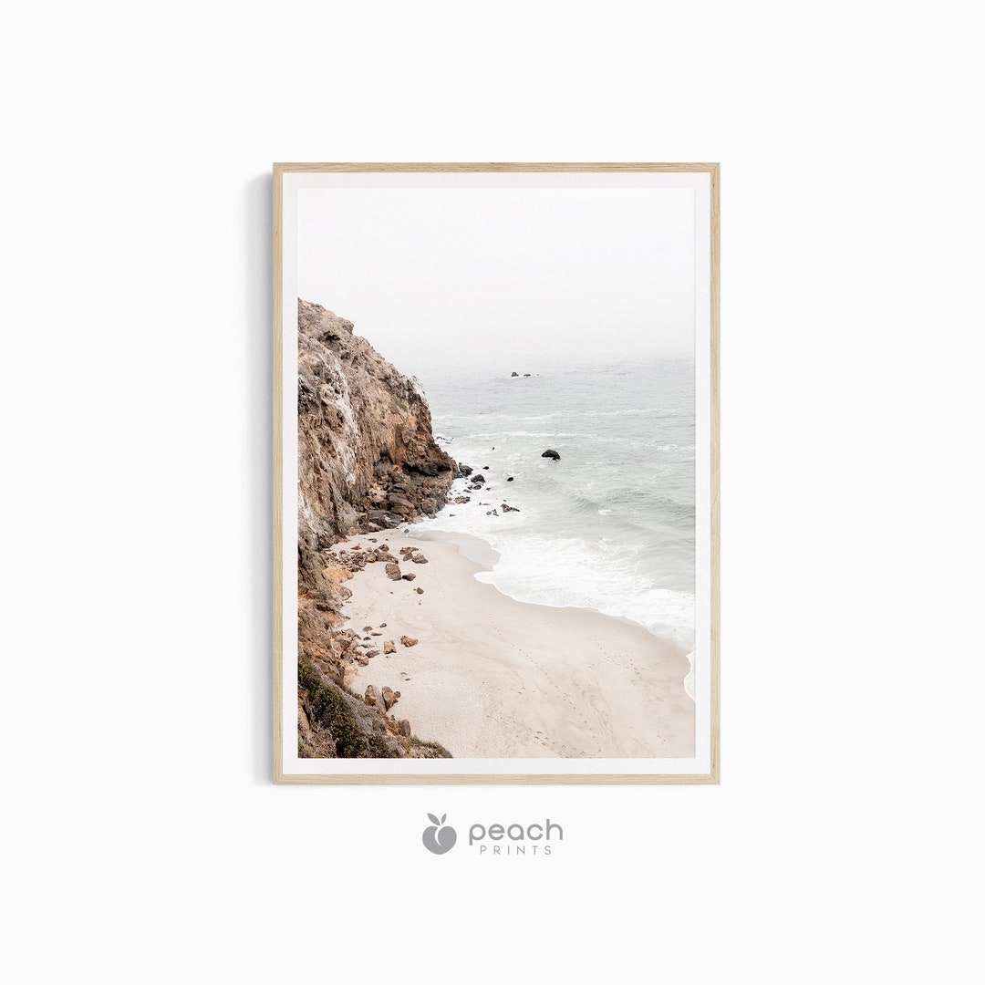 Beach Wall Art, Printable, Coastal Print, Ocean Wall Art, Ocean Waves ...