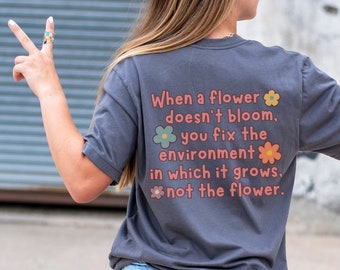 Paraprofessional shirt teacher aide shirt para shirt paraeducator shirt teacher shirt cute para shirt when a flower doesn't bloom shirt