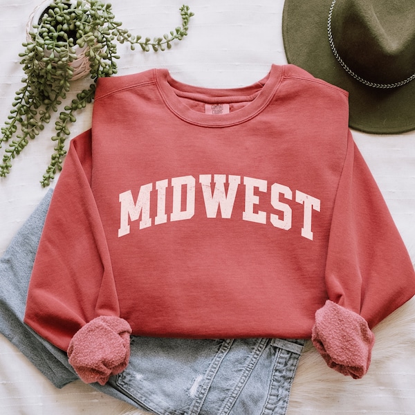 Midwest Sweatshirt, Comfort Colors Sweatshirt, Midwest Shirt, Beachy Sweatshirt, Gift Teenage Girl Gifts Ideas, Gift for Girlfriend