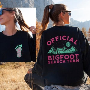 Bigfoot sweatshirt Official Search Team Cryptozoology shirt