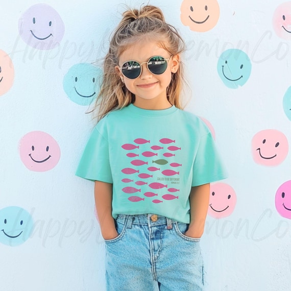 Kids Christian shirts, Called To Be Different, Scripture TShirt, Comfort Colors, Baptism Gift,  Bible Verse Apparel, Jesus Shirt for Kids