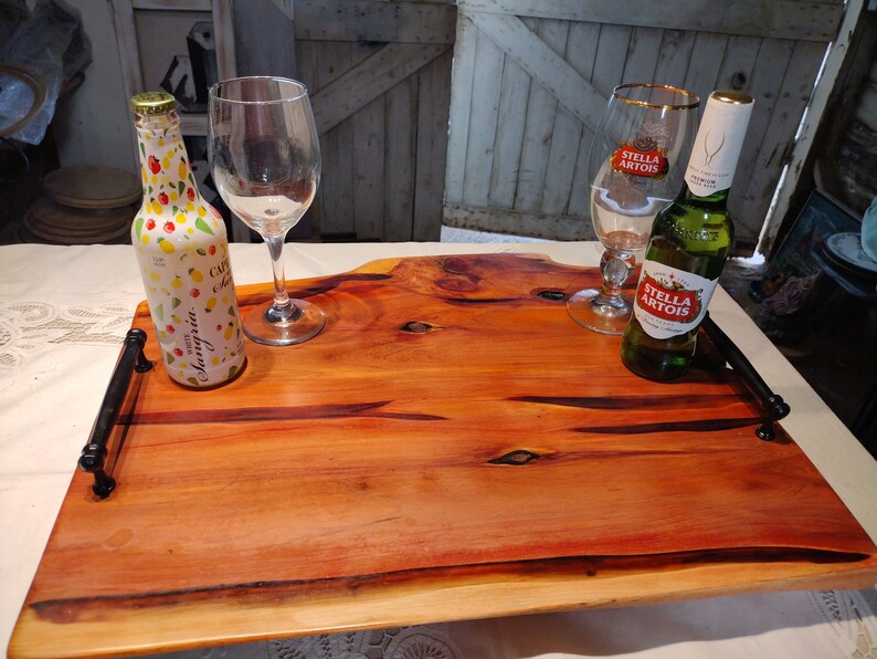 Large Live Edge Cedar Charcuterie Board Etsy