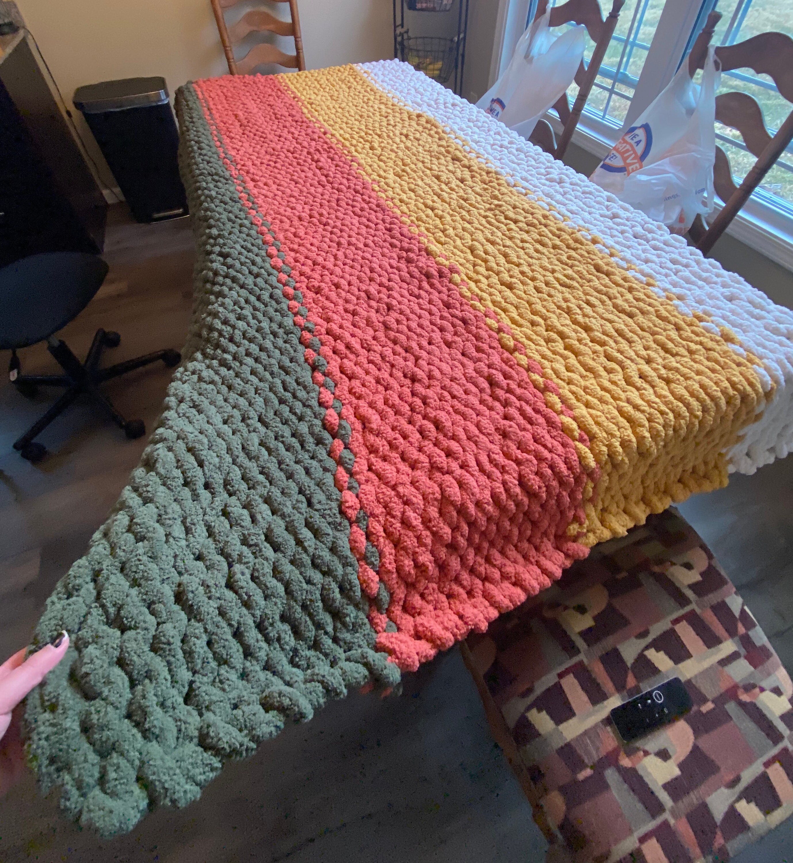 Custom Hand Crochet Throw Blankets Etsy