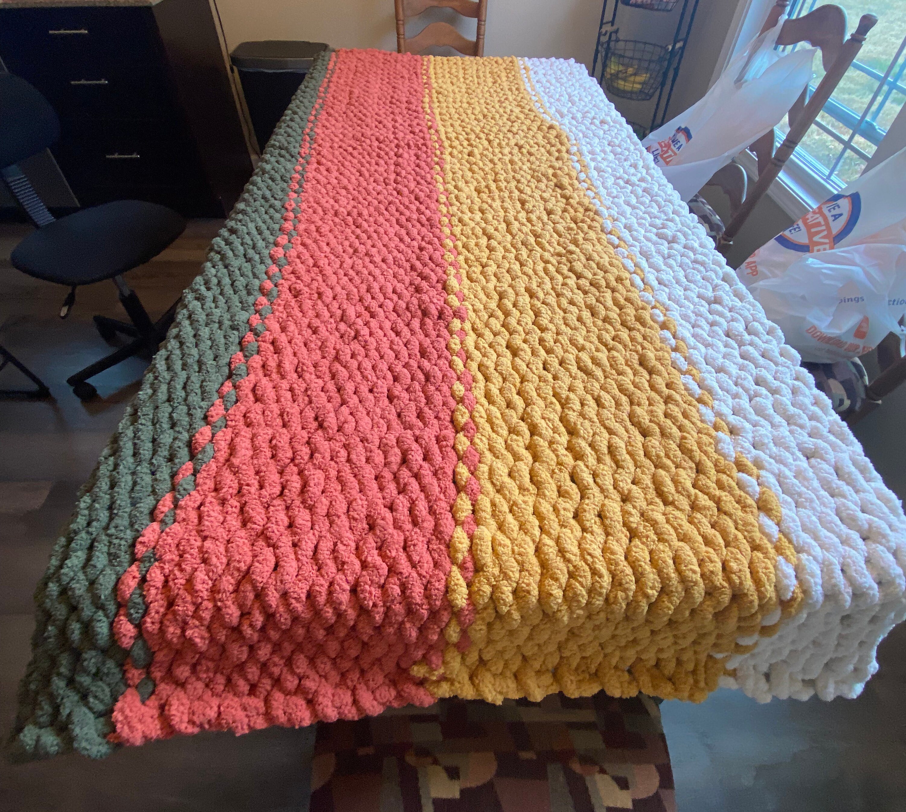 Custom Hand Crochet Throw Blankets Etsy