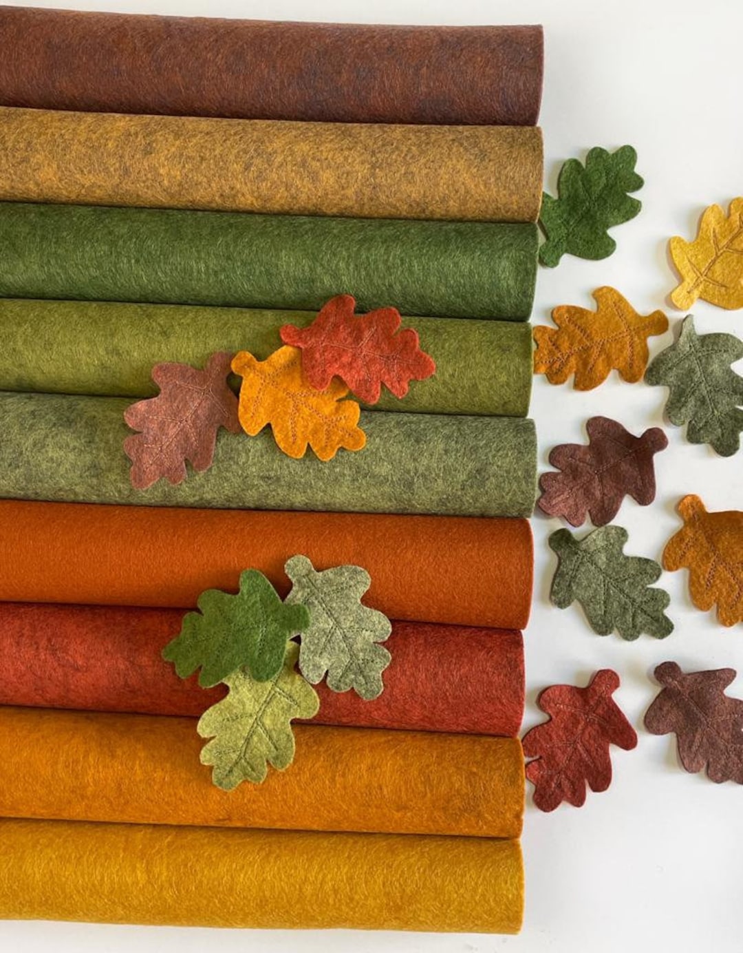 Wool Felt Packautumn. Autumn Colors. Wool Blend Felt Etsy