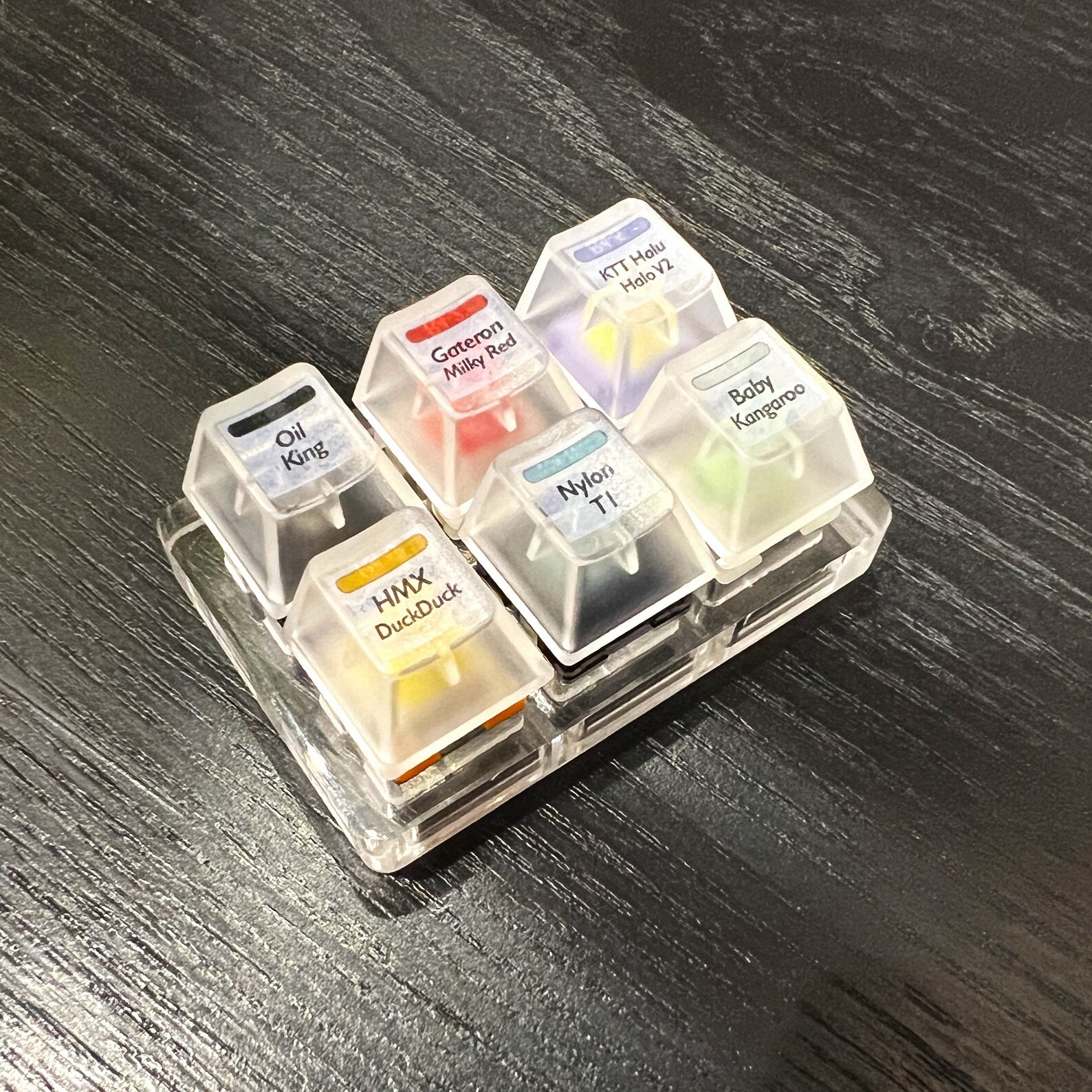 Mechanical Keyboard Switches Tester Sample Cherry Gateron HMX Linear ...