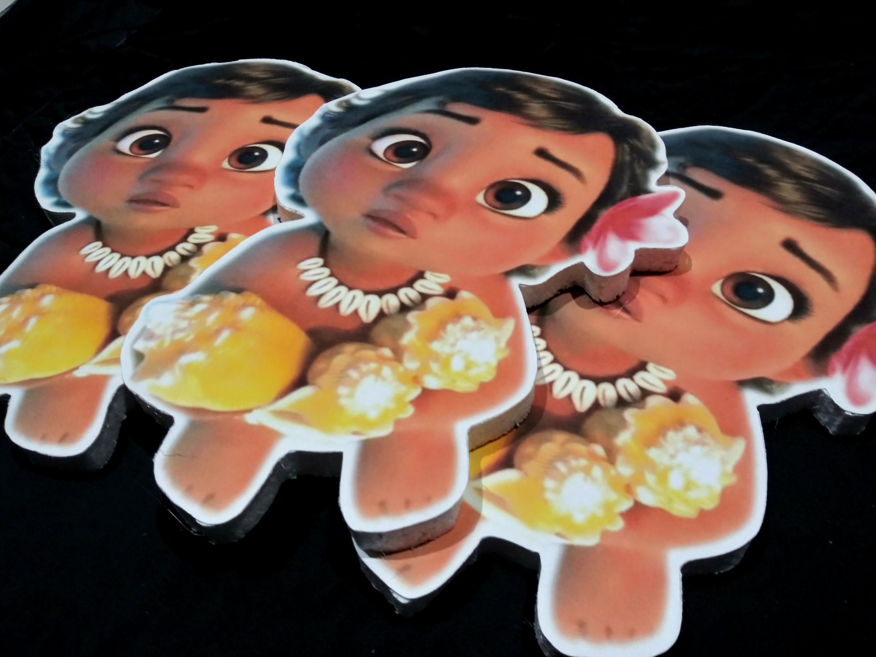 Baby Moana set of 3 Styrofoam Foam Cutouts for Party Decor - Etsy