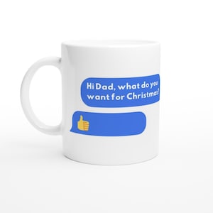 Dad mug dad text message mug Christmas presents for dads Christmas present idea for dads funny dad gifts funny dad mug secret Santa gift