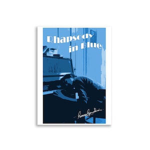 Rhapsody in Blue Poster, Classical Music Print, George Gershwin Poster