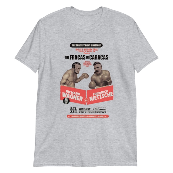Wagner and Nietzsche T-Shirt, Wagner Graphic T-Shirt, Nietzsche Tee, Philosophy Graphic Tee, Philosophical Gift, Classical Music Gift