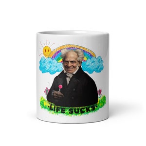 Schopenhauer Życie ssie kubek
