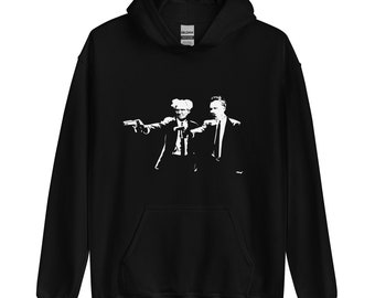 Pulp Fiction Hoodie, Schopenhauer and Nietzsche Philosophy Hoodie, Philosophy Gifts, Nihilism Pessimism Hoodie