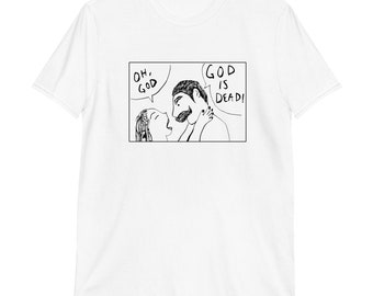 Funny Nietzsche T-Shirt, Nietzsche T-Shirt, God is dead Tee, Philosophy gift, Funny gift for philosophy teacher